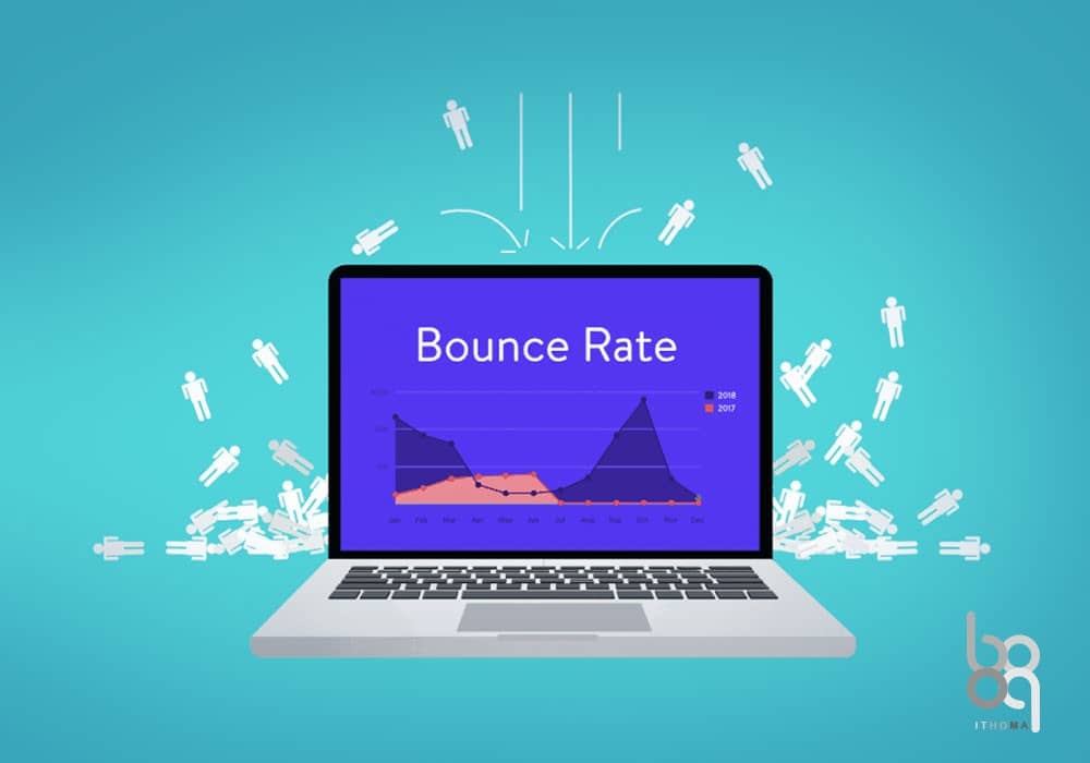 Site bounce rate